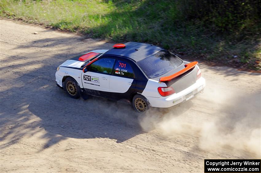 Jason Cook / Maggie Tu Subaru WRX on SS4, Parkway II.