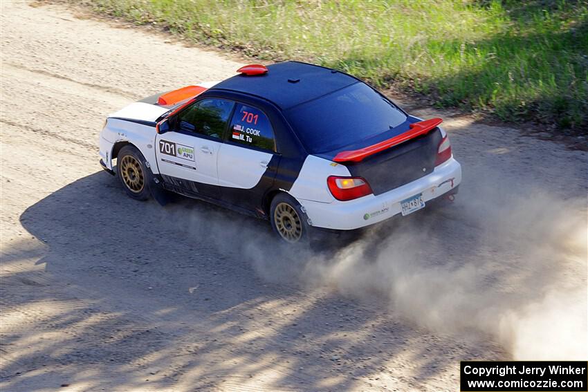 Jason Cook / Maggie Tu Subaru WRX on SS4, Parkway II.