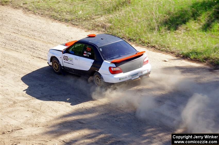 Jason Cook / Maggie Tu Subaru WRX on SS4, Parkway II.