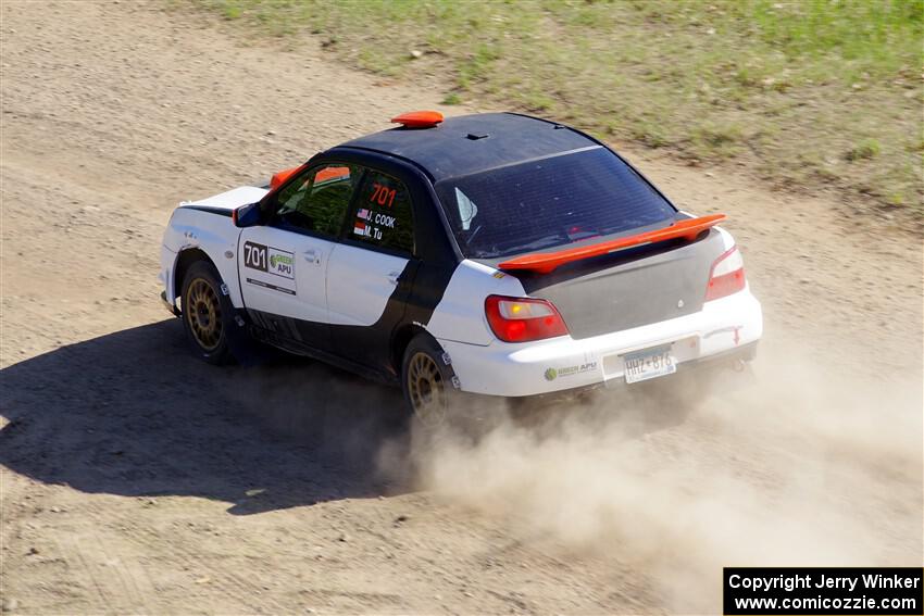 Jason Cook / Maggie Tu Subaru WRX on SS4, Parkway II.