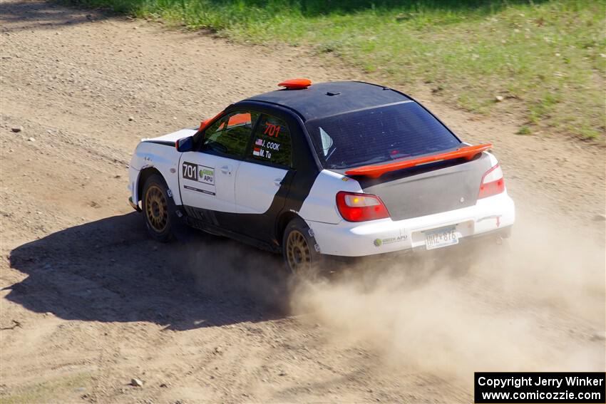 Jason Cook / Maggie Tu Subaru WRX on SS4, Parkway II.