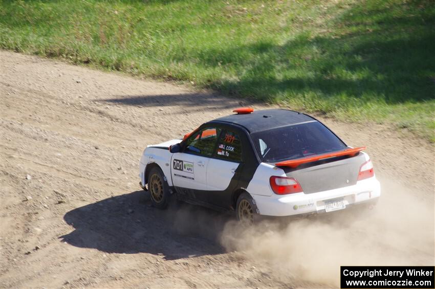 Jason Cook / Maggie Tu Subaru WRX on SS4, Parkway II.