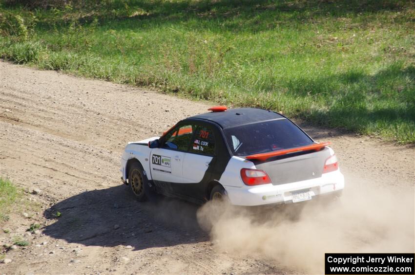 Jason Cook / Maggie Tu Subaru WRX on SS4, Parkway II.