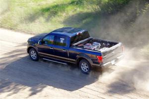 A Ford F-150 sweeps SS4, Parkway II.