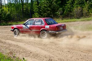 Levi Johnson / Matt Nykanen BMW 325e on SS5, Blue Trail II.