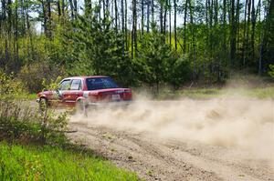 Levi Johnson / Matt Nykanen BMW 325e on SS5, Blue Trail II.