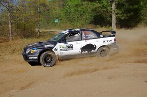 John Farrow / Peter Farrow Subaru WRX on SS5, Blue Trail II.