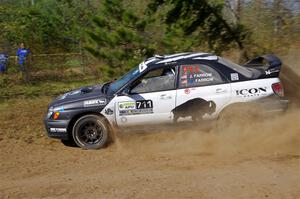 John Farrow / Peter Farrow Subaru WRX on SS5, Blue Trail II.