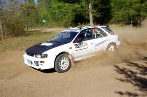 Aidan Hicks / John Hicks Subaru Impreza Wagon on SS5, Blue Trail II.