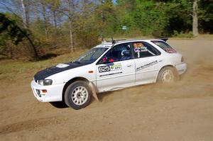 Aidan Hicks / John Hicks Subaru Impreza Wagon on SS5, Blue Trail II.