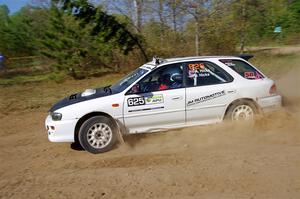 Aidan Hicks / John Hicks Subaru Impreza Wagon on SS5, Blue Trail II.