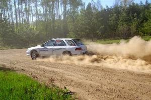 Aidan Hicks / John Hicks Subaru Impreza Wagon on SS5, Blue Trail II.