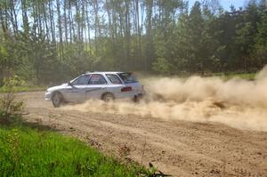 Aidan Hicks / John Hicks Subaru Impreza Wagon on SS5, Blue Trail II.