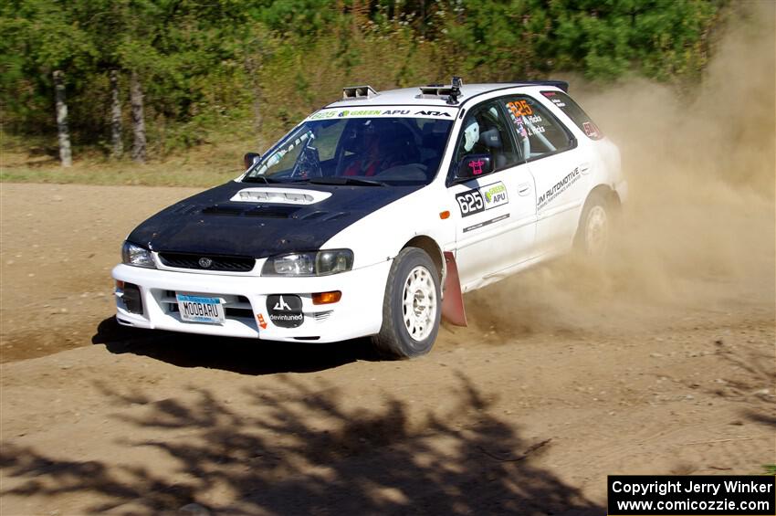 Aidan Hicks / John Hicks Subaru Impreza Wagon on SS5, Blue Trail II.