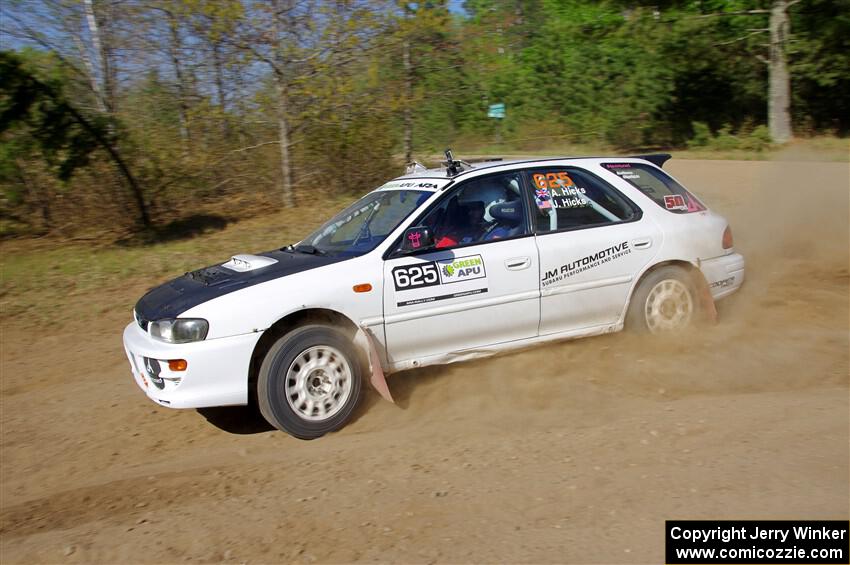 Aidan Hicks / John Hicks Subaru Impreza Wagon on SS5, Blue Trail II.