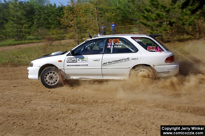 Aidan Hicks / John Hicks Subaru Impreza Wagon on SS5, Blue Trail II.