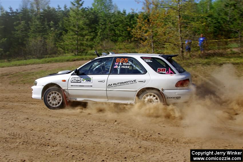 Aidan Hicks / John Hicks Subaru Impreza Wagon on SS5, Blue Trail II.