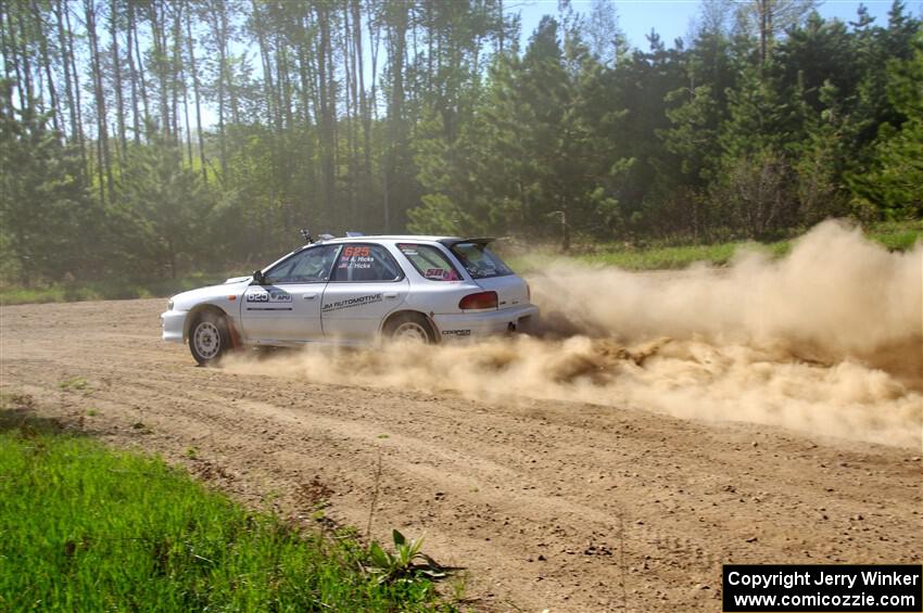 Aidan Hicks / John Hicks Subaru Impreza Wagon on SS5, Blue Trail II.