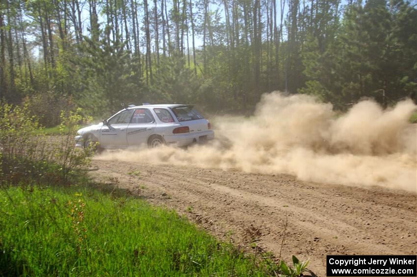 Aidan Hicks / John Hicks Subaru Impreza Wagon on SS5, Blue Trail II.