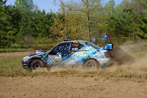 Matt James / Jackie James Subaru Impreza on SS5, Blue Trail II.