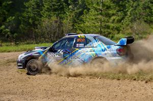 Matt James / Jackie James Subaru Impreza on SS5, Blue Trail II.