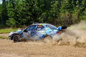 Matt James / Jackie James Subaru Impreza on SS5, Blue Trail II.