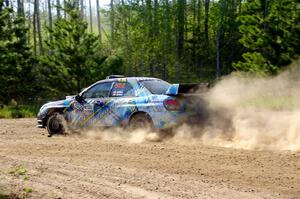 Matt James / Jackie James Subaru Impreza on SS5, Blue Trail II.