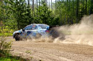 Matt James / Jackie James Subaru Impreza on SS5, Blue Trail II.