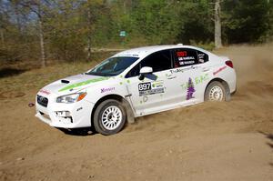 Jamey Randall / Andrew Rausch Subaru WRX on SS5, Blue Trail II.