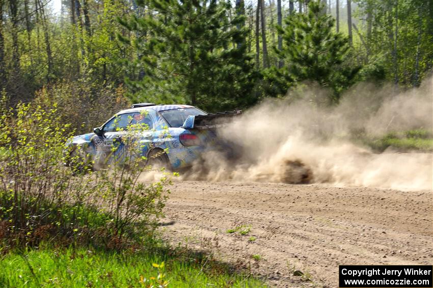 Matt James / Jackie James Subaru Impreza on SS5, Blue Trail II.