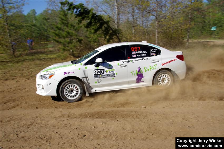 Jamey Randall / Andrew Rausch Subaru WRX on SS5, Blue Trail II.