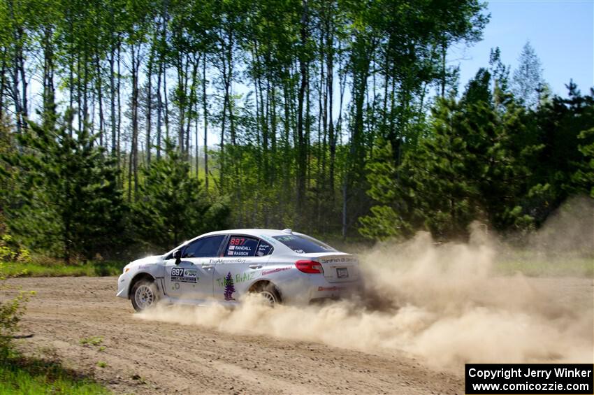 Jamey Randall / Andrew Rausch Subaru WRX on SS5, Blue Trail II.