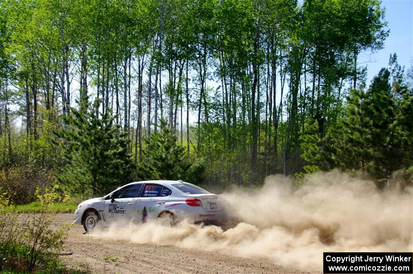 Jamey Randall / Andrew Rausch Subaru WRX on SS5, Blue Trail II.