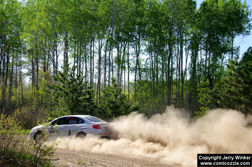 Jamey Randall / Andrew Rausch Subaru WRX on SS5, Blue Trail II.