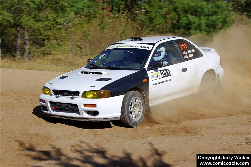 Jack Nelson / Isaac Zink Subaru Impreza on SS5, Blue Trail II.