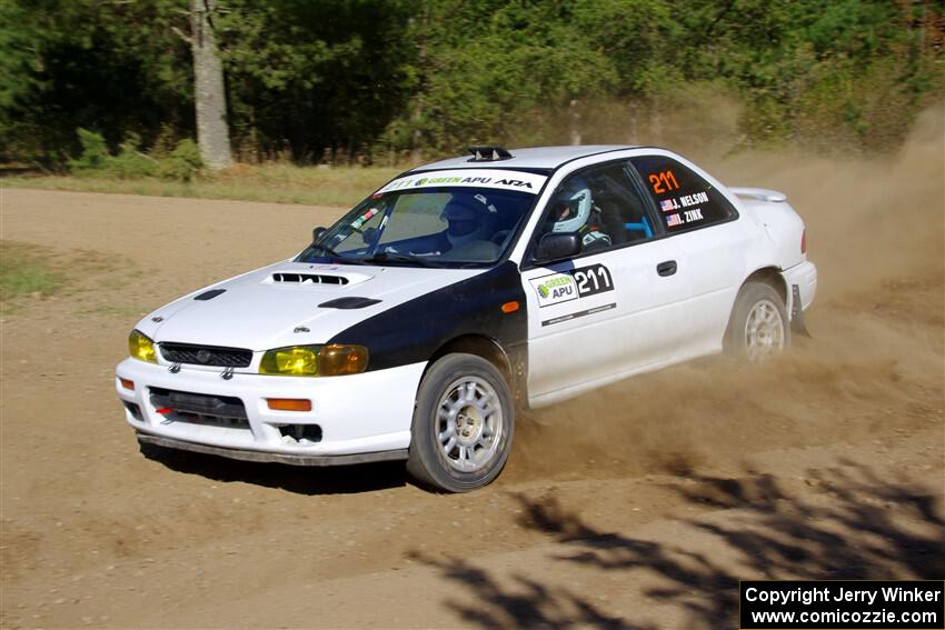 Jack Nelson / Isaac Zink Subaru Impreza on SS5, Blue Trail II.