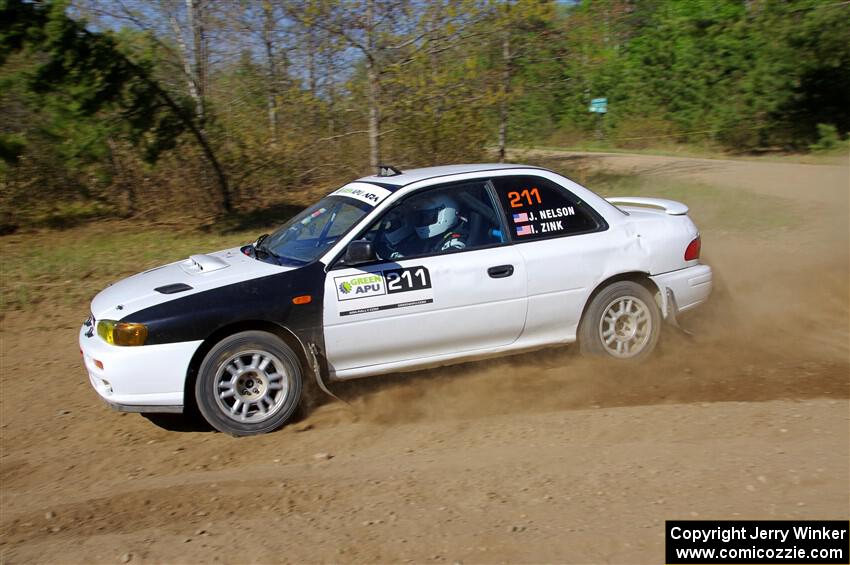 Jack Nelson / Isaac Zink Subaru Impreza on SS5, Blue Trail II.