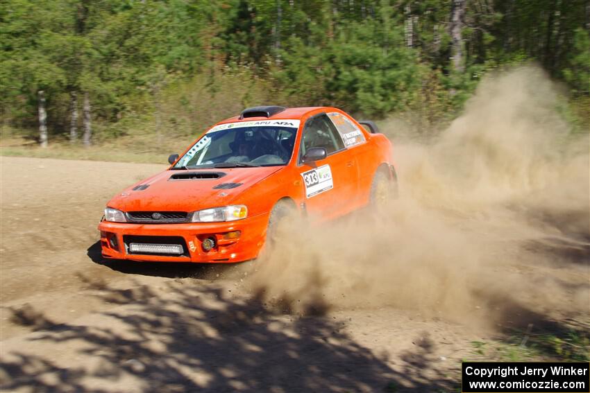 Travis Mattonen / Josh Kemp Subaru Impreza on SS5, Blue Trail II.