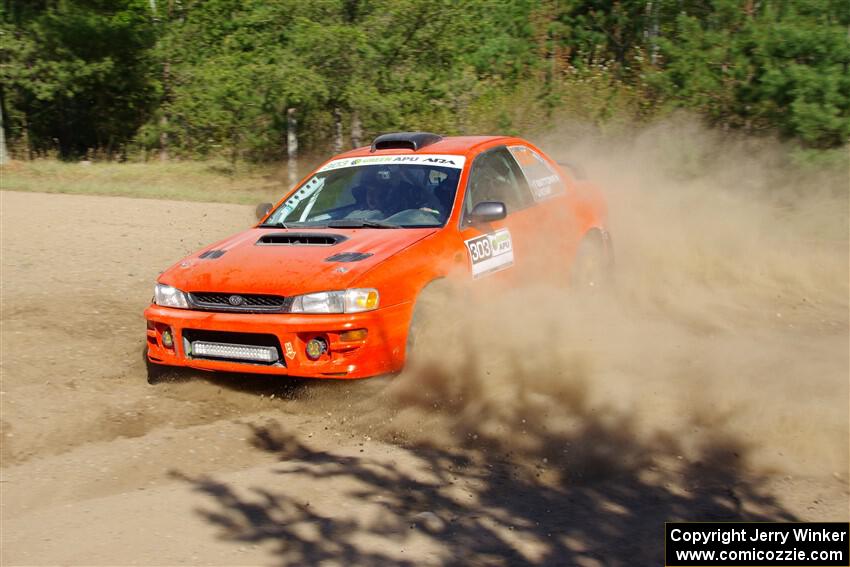 Travis Mattonen / Josh Kemp Subaru Impreza on SS5, Blue Trail II.