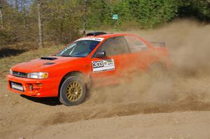 Travis Mattonen / Josh Kemp Subaru Impreza on SS5, Blue Trail II.