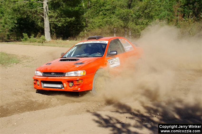 Travis Mattonen / Josh Kemp Subaru Impreza on SS5, Blue Trail II.