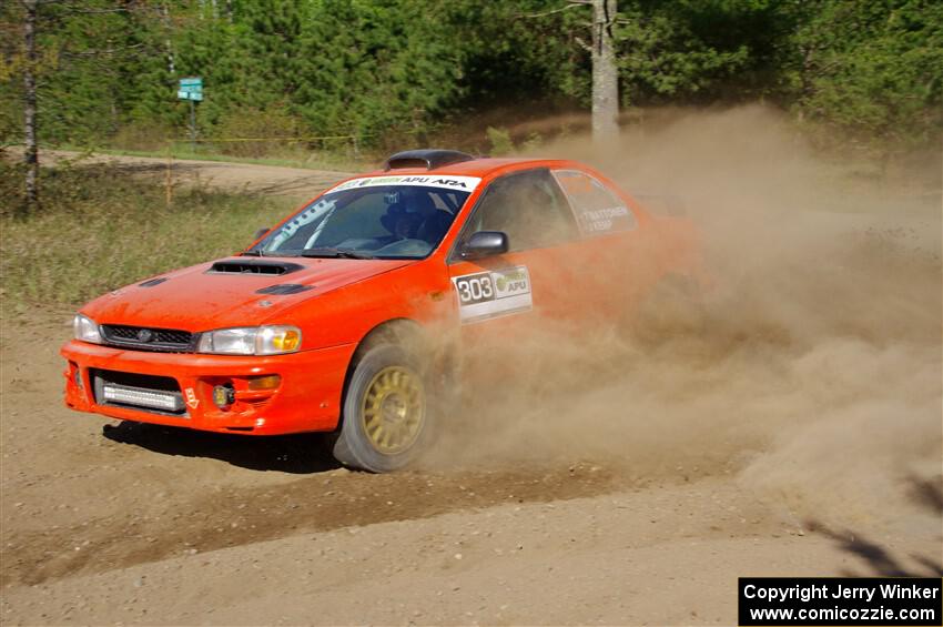 Travis Mattonen / Josh Kemp Subaru Impreza on SS5, Blue Trail II.