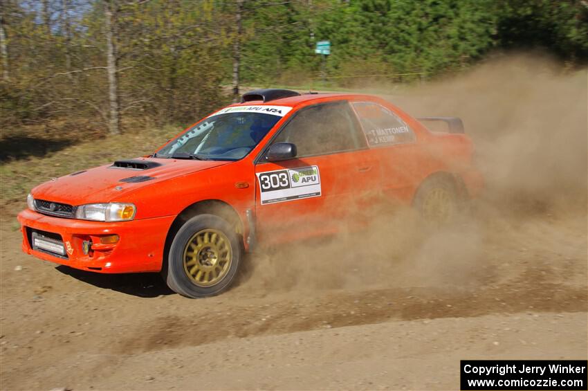 Travis Mattonen / Josh Kemp Subaru Impreza on SS5, Blue Trail II.