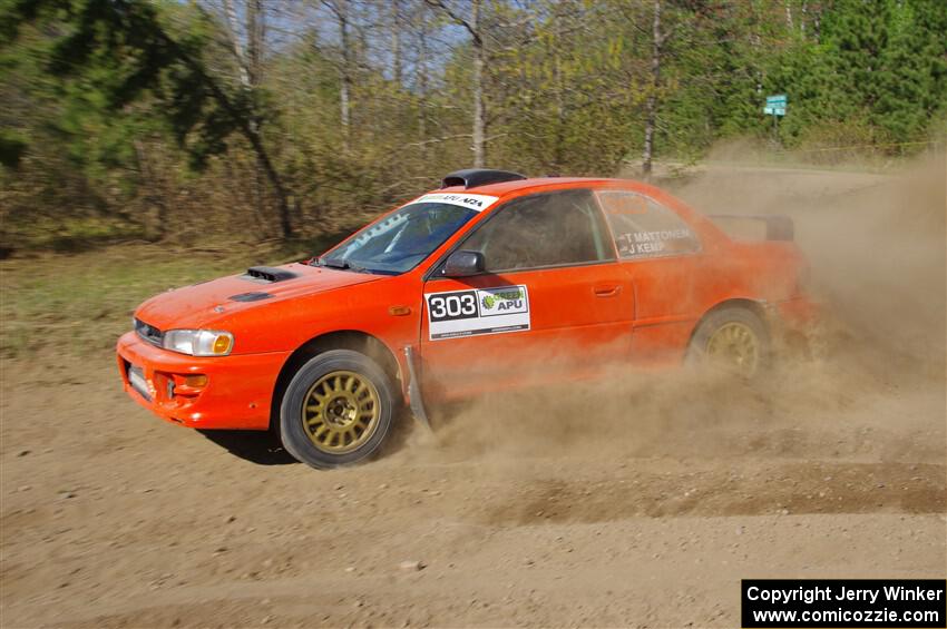 Travis Mattonen / Josh Kemp Subaru Impreza on SS5, Blue Trail II.