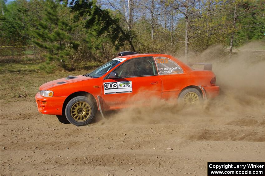 Travis Mattonen / Josh Kemp Subaru Impreza on SS5, Blue Trail II.