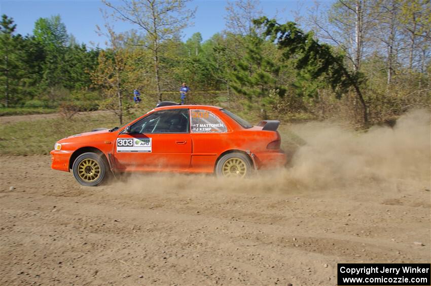 Travis Mattonen / Josh Kemp Subaru Impreza on SS5, Blue Trail II.