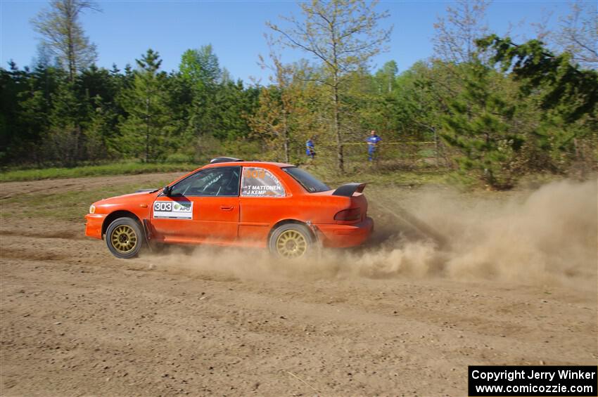 Travis Mattonen / Josh Kemp Subaru Impreza on SS5, Blue Trail II.