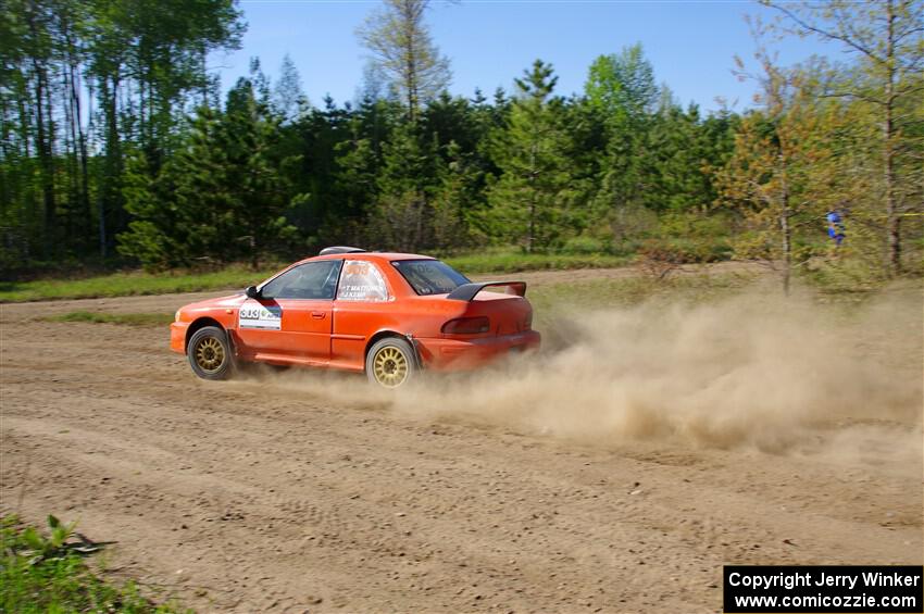 Travis Mattonen / Josh Kemp Subaru Impreza on SS5, Blue Trail II.