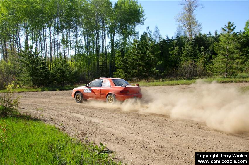 Travis Mattonen / Josh Kemp Subaru Impreza on SS5, Blue Trail II.