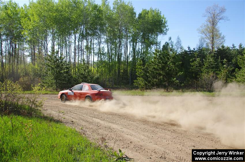 Travis Mattonen / Josh Kemp Subaru Impreza on SS5, Blue Trail II.